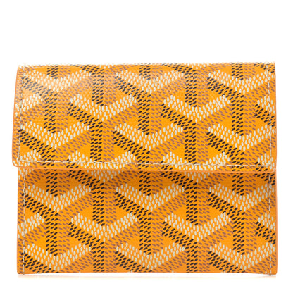 Goyard Goyardine Marigny Coin Purse Wallet Yellow 1 of 7