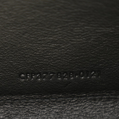 Saint Laurent Grain De Poudre Matelasse Chevron Monogram Chain Wallet Crema Soft 7 of 11