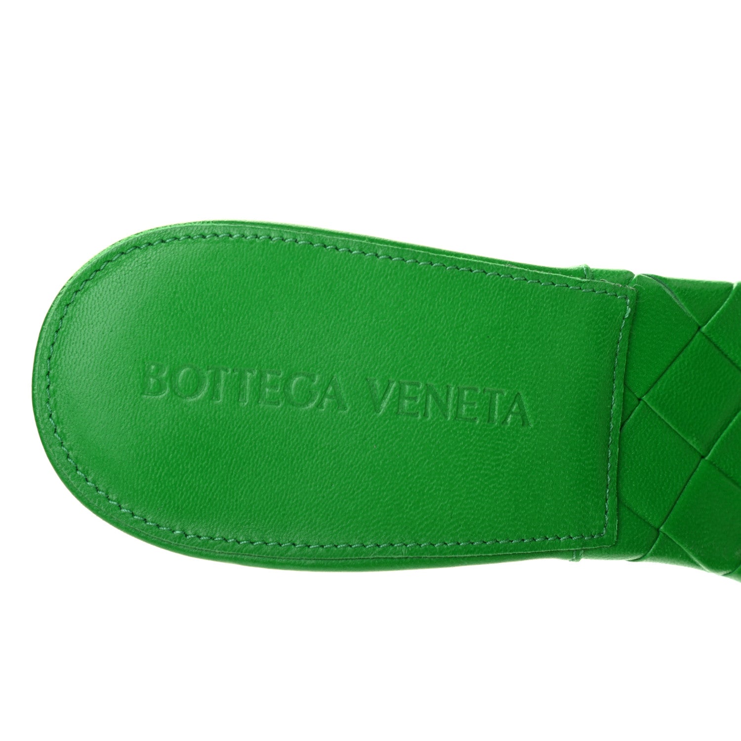 Bottega Veneta Nappa Maxi Intrecciato Lido 90mm Mule Sandals 36 Grass 7 of 7
