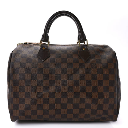 Louis Vuitton Damier Ebene Speedy 30 1 of 9
