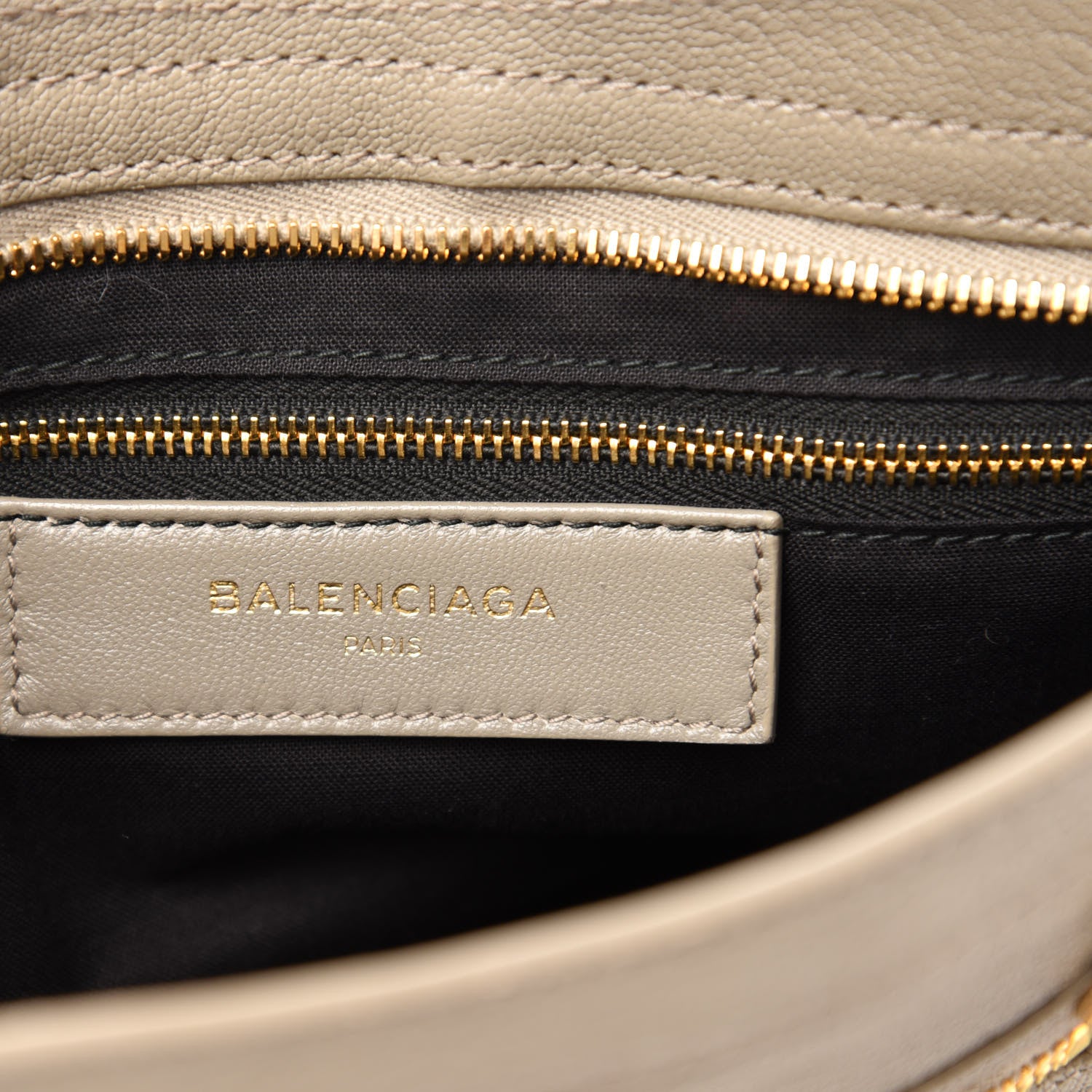 Balenciaga Chevre Gold Metallic Edge Hardware S City Gris Taupe 9 of 13
