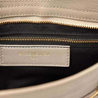 Balenciaga Chevre Gold Metallic Edge Hardware S City Gris Taupe 9 of 13