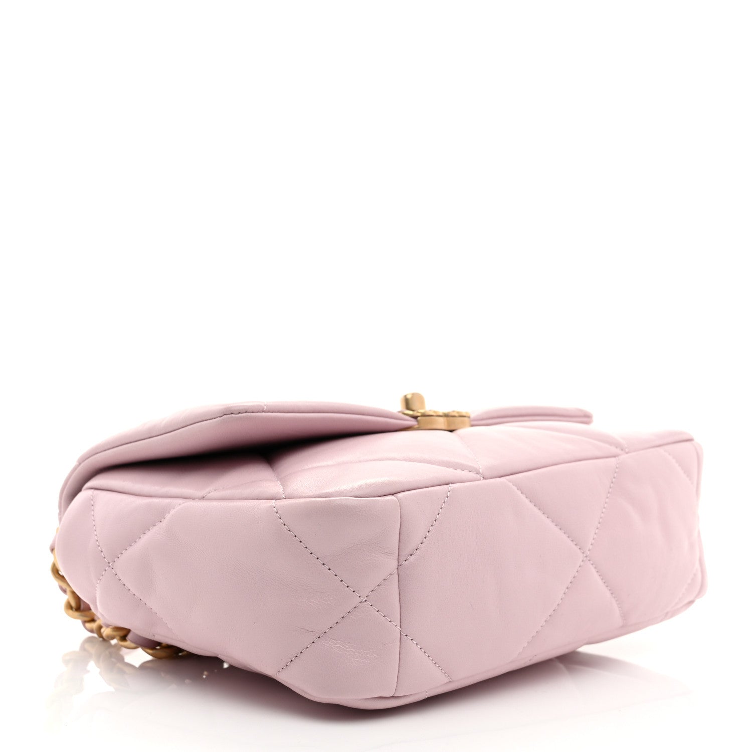 Chanel Lambskin Quilted Medium Chanel 19 Flap Light Pink 4 of 10