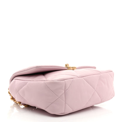 Chanel Lambskin Quilted Medium Chanel 19 Flap Light Pink 4 of 10