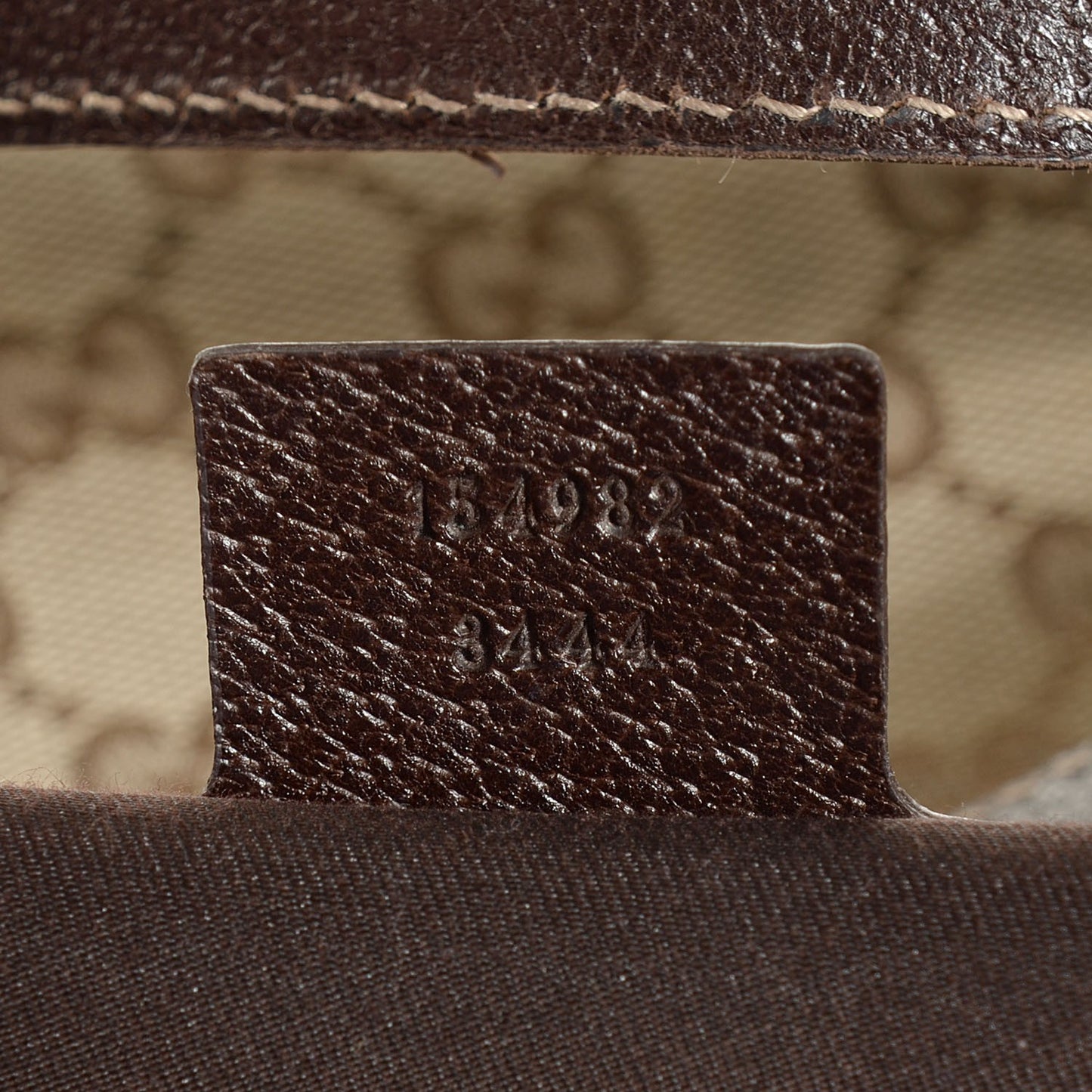 Monogram Charmy Medium Shoulder Bag Dark Brown