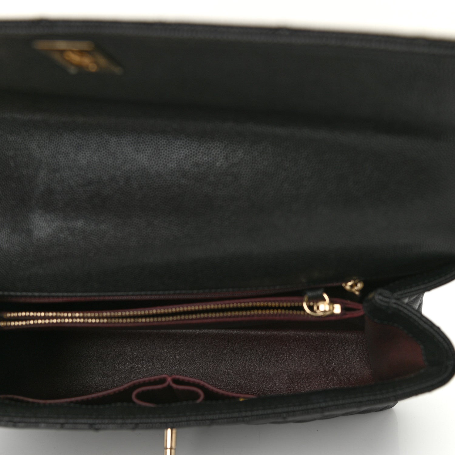 Chanel Caviar Quilted Medium Coco Handle Flap Black 5 of 11