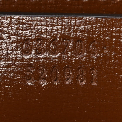 Gucci GG Supreme Monogram Azalea Calfskin Web Small Jackie 1961 Hobo Beige Ebony Brown Sugar 7 of 14