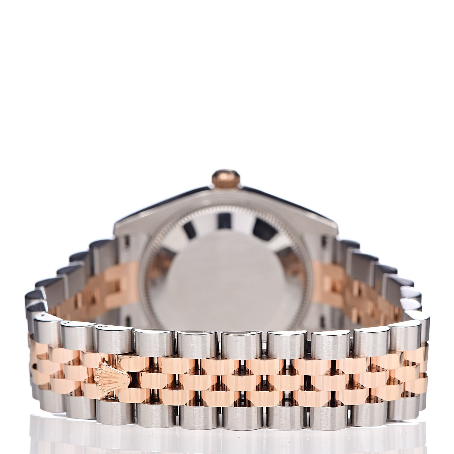 Rolex Stainless Steel 18K Everose Gold 31mm Oyster Perpetual Datejust Watch Pink Roman 178271 4 of 8
