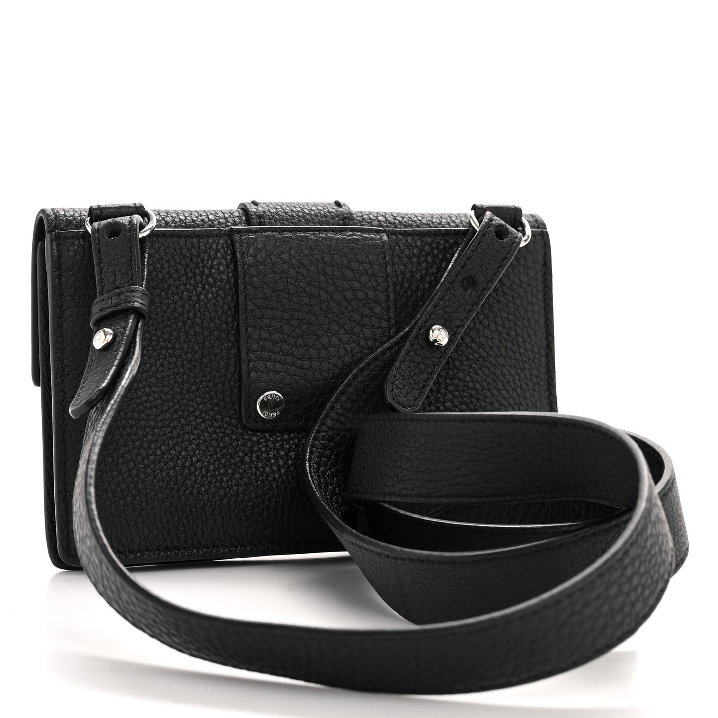 Cuoio Romano Selleria Baguette Belt Pouch Black