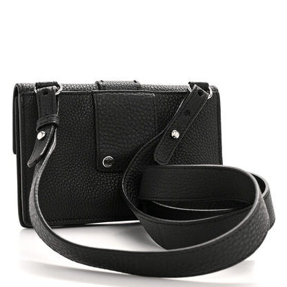 Fendi Cuoio Romano Selleria Baguette Belt Pouch Black 3 of 12