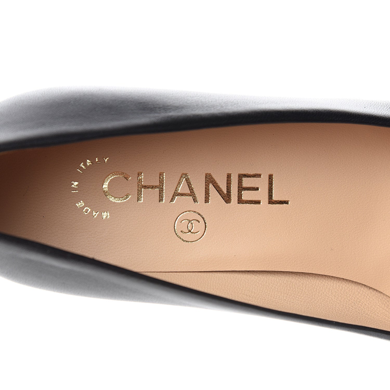Chanel Lambskin CC Pumps 35 Black 8 of 10
