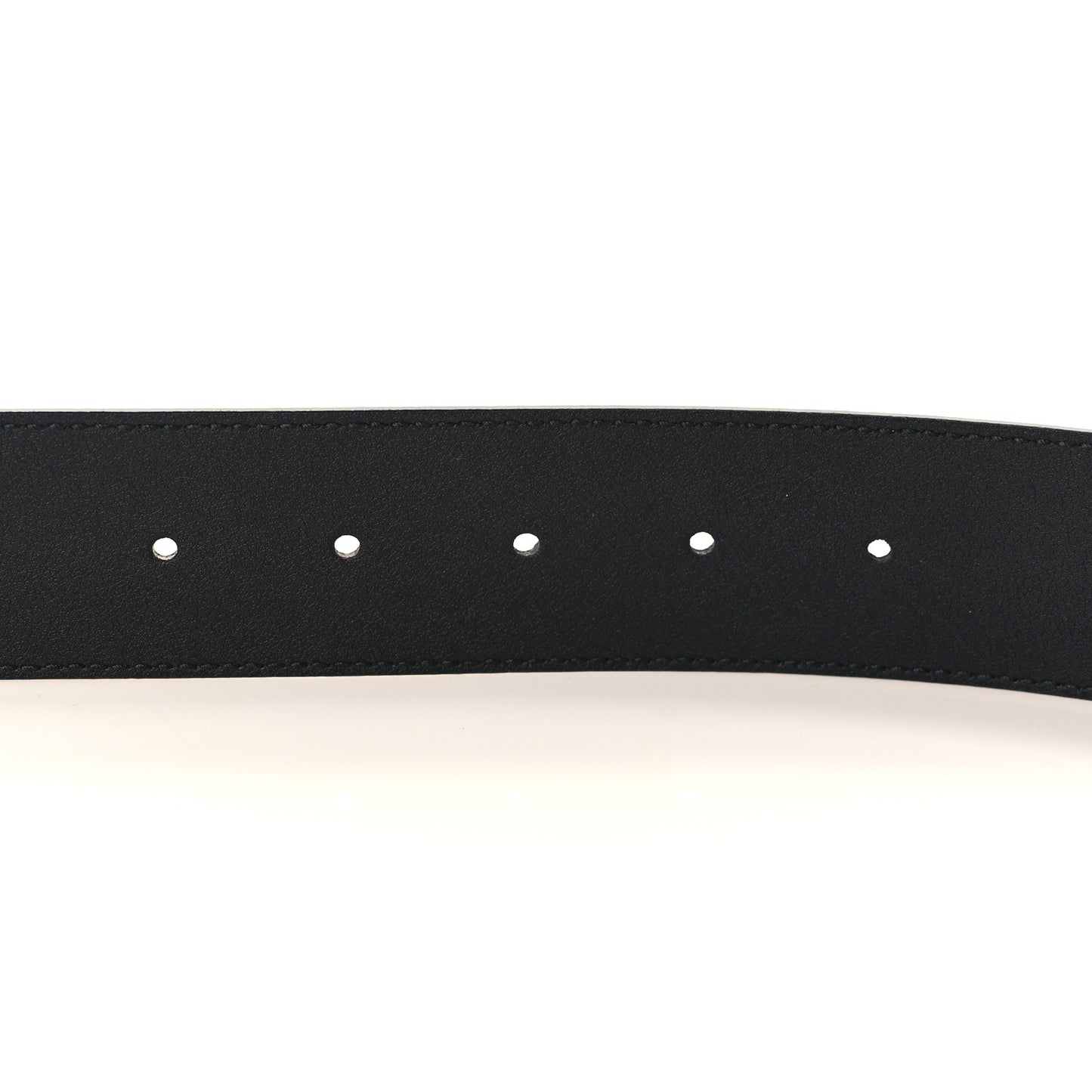 Textured Calfskin Double G 40mm Belt 75 30 Black