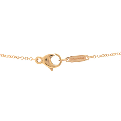 Tiffany 18k Rose Gold Diamond Large Heart Lock Pendant Necklace 4 of 5
