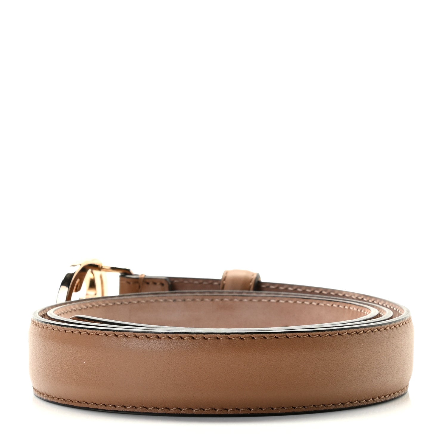 Gucci Moon Calfskin Interlocking G 25mm Belt 85 34 Camelia 2 of 4