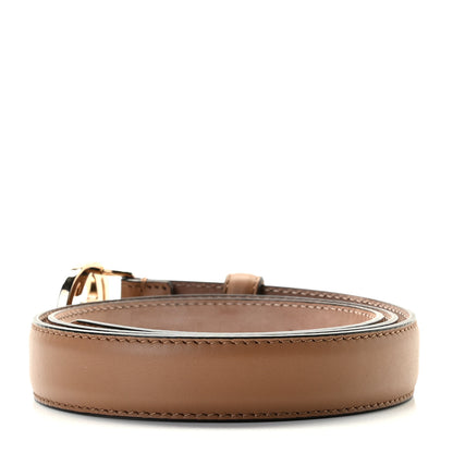 Gucci Moon Calfskin Interlocking G 25mm Belt 85 34 Camelia 2 of 4