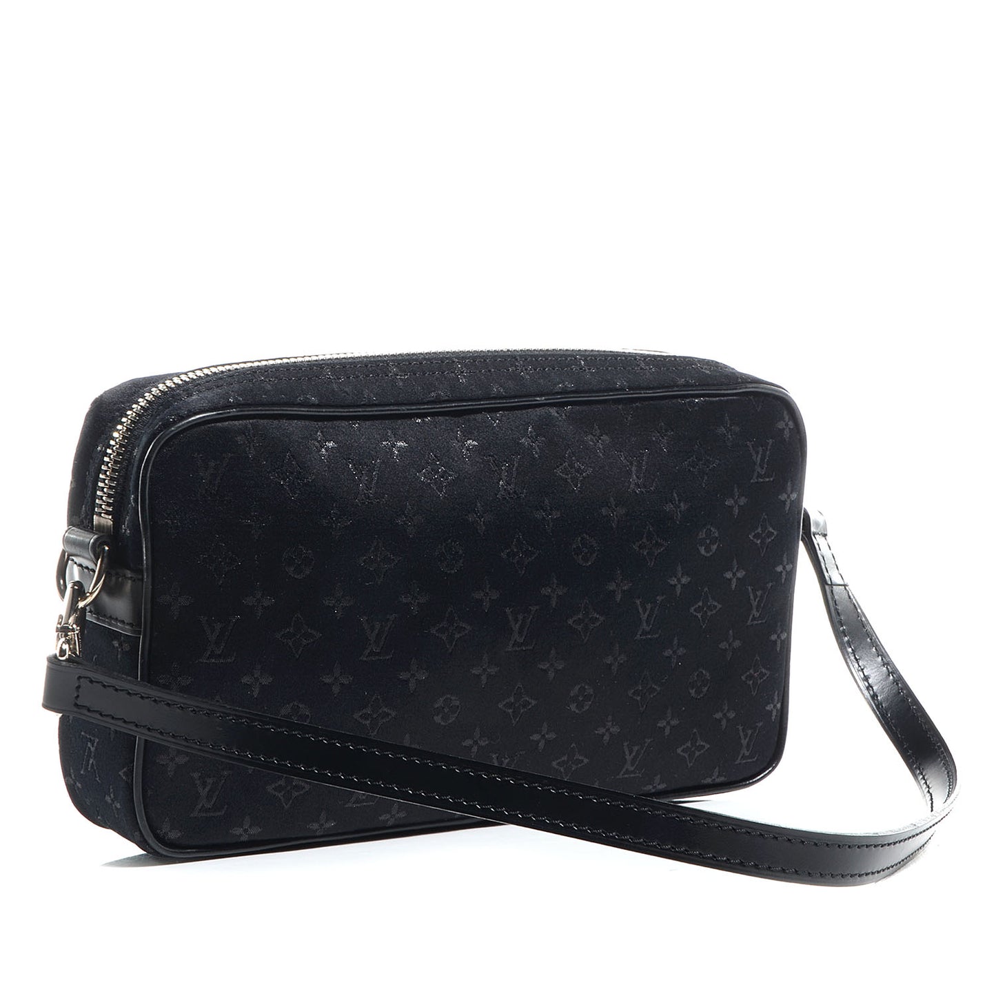 Satin Mini Monogram Conte De Fees Pochette Black