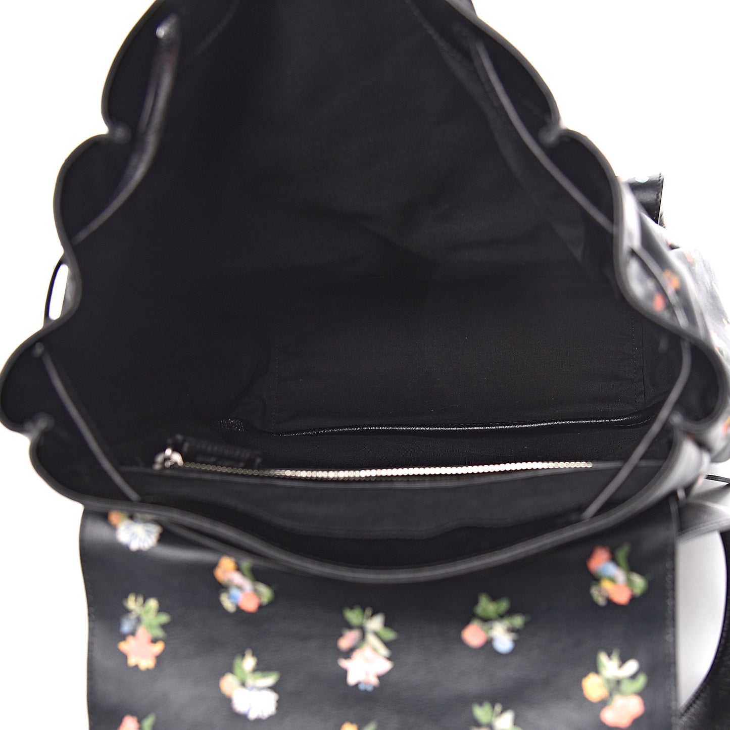Calfskin Prairie Flower Printed Festival Backpack Multicolor