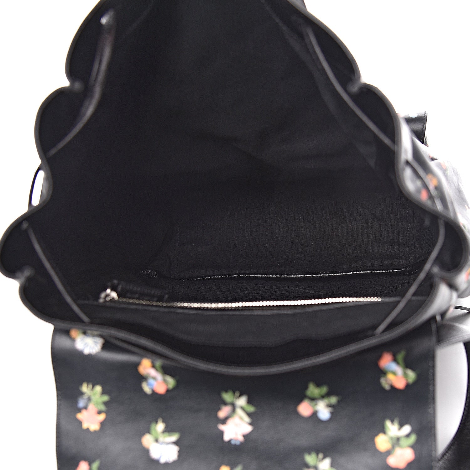 Saint Laurent Calfskin Prairie Flower Printed Festival Backpack Multicolor 5 of 12