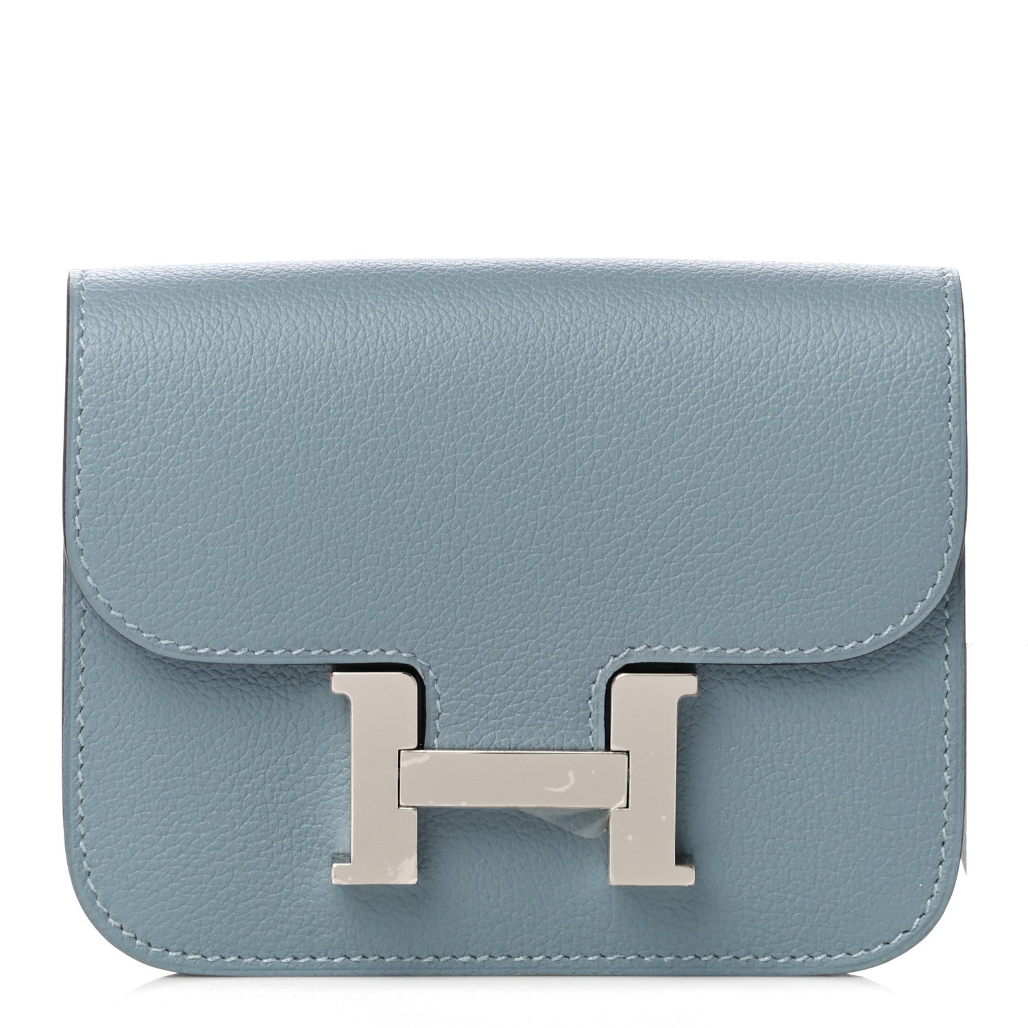 Hermes Evercolor Constance Slim Wallet Ciel 1 of 11