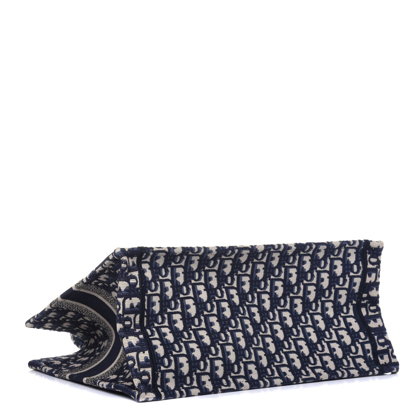 Oblique Medium Book Tote Blue Multicolor