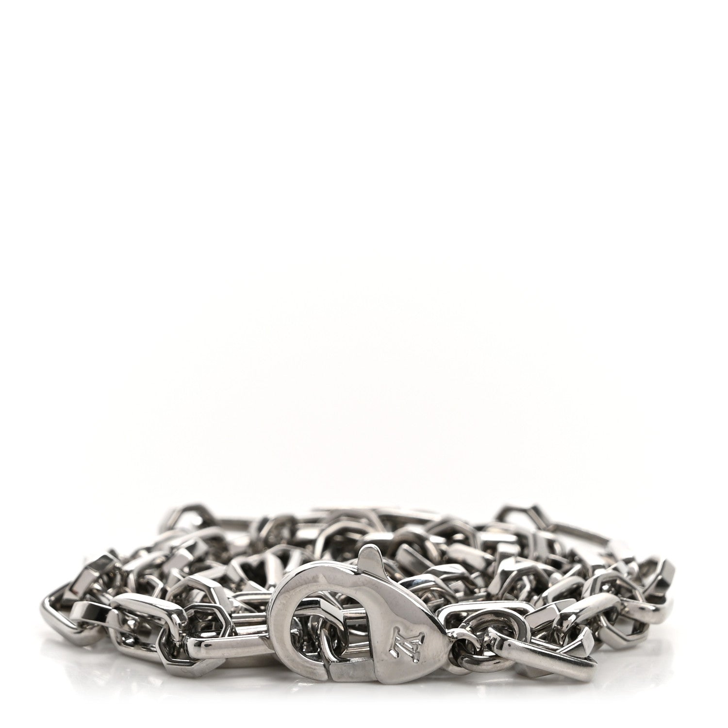 Louis Vuitton Metal Dauphine Chain Long Shoulder Strap Silver 1 of 3