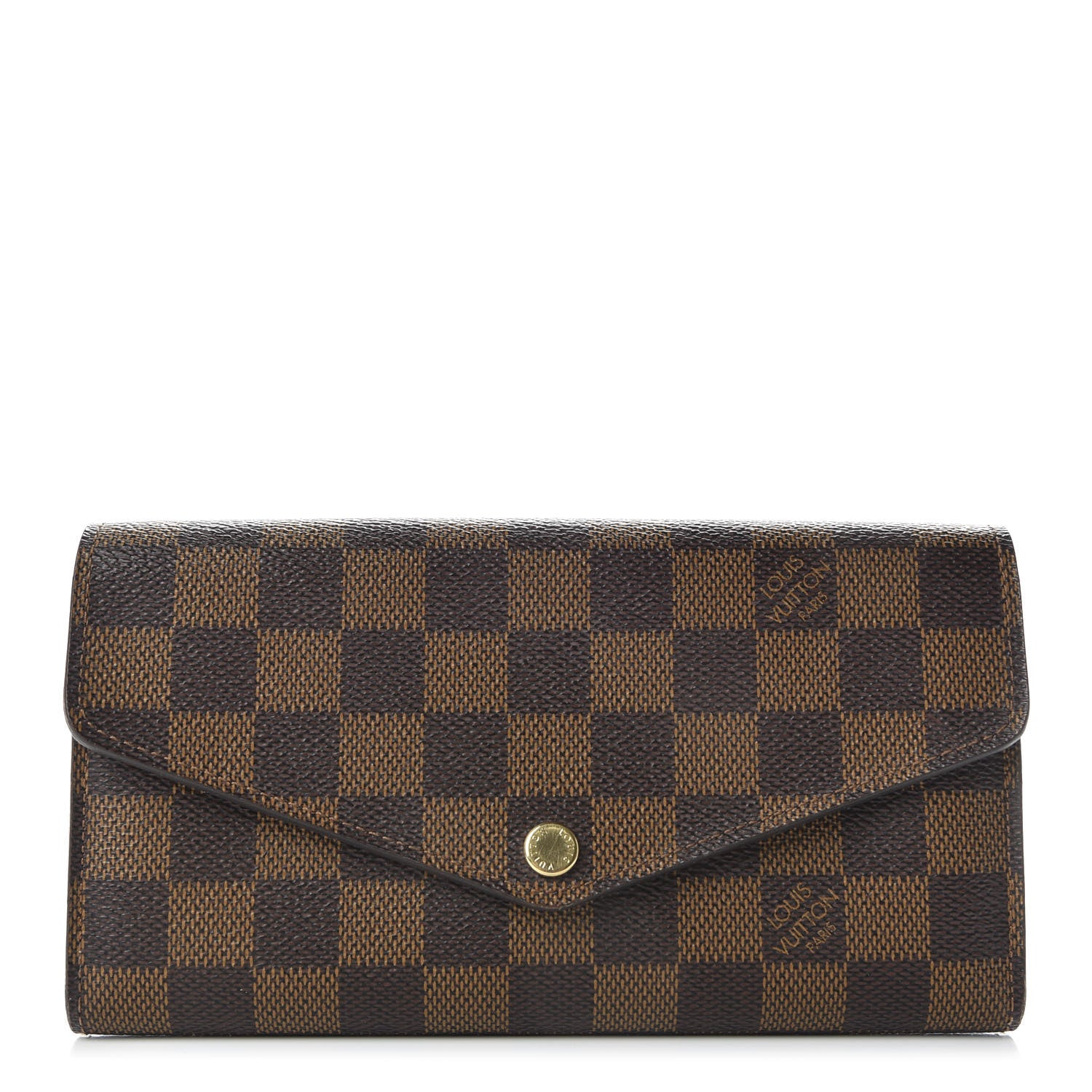 Louis Vuitton Damier Ebene Sarah Wallet NM 1 of 8