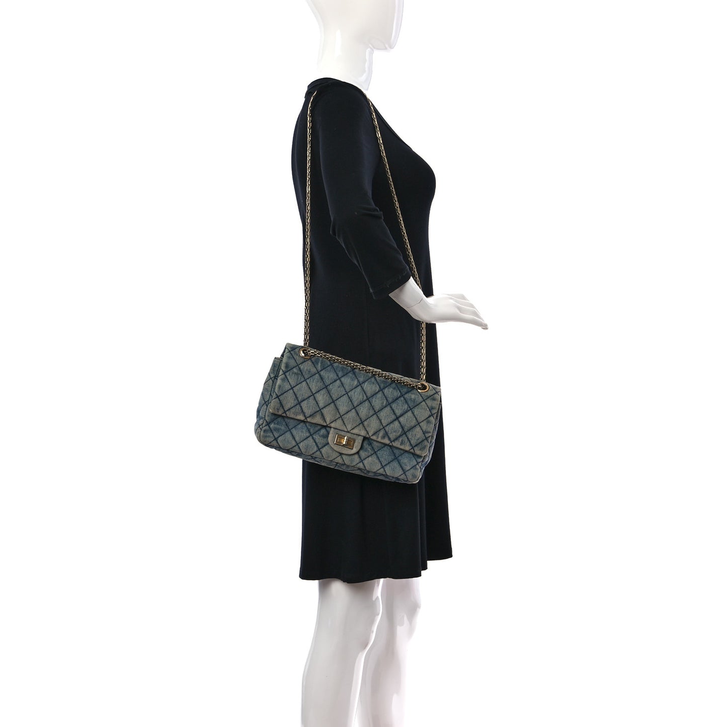 Denim Quilted 2.55 Reissue 226 Flap Blue