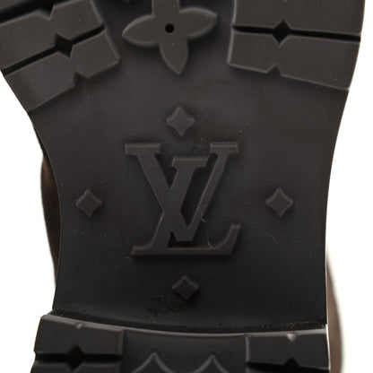 Louis Vuitton Suede Monogram Low Boots 35.5 Brown 7 of 7
