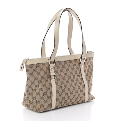 Gucci Monogram Small Abbey Tote Off White 3 of 9