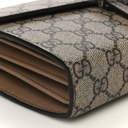 Gucci GG Supreme Monogram Mini Dionysus Chain Wallet Beige Taupe 8 of 12