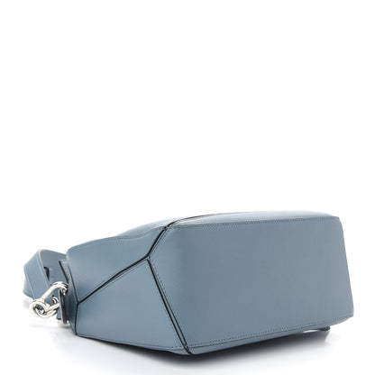 Loewe Calfskin Small Puzzle Bag Stone Blue 3 of 9