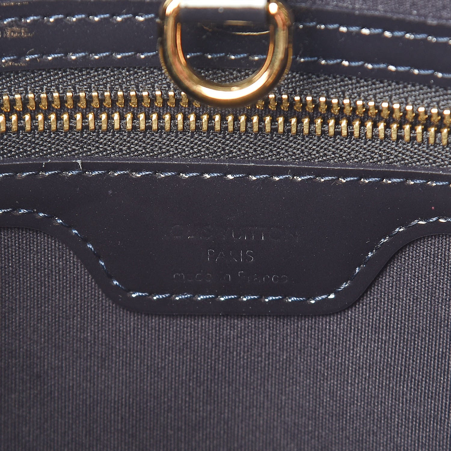 Louis Vuitton Vernis Wilshire PM Blue Nuit 6 of 8