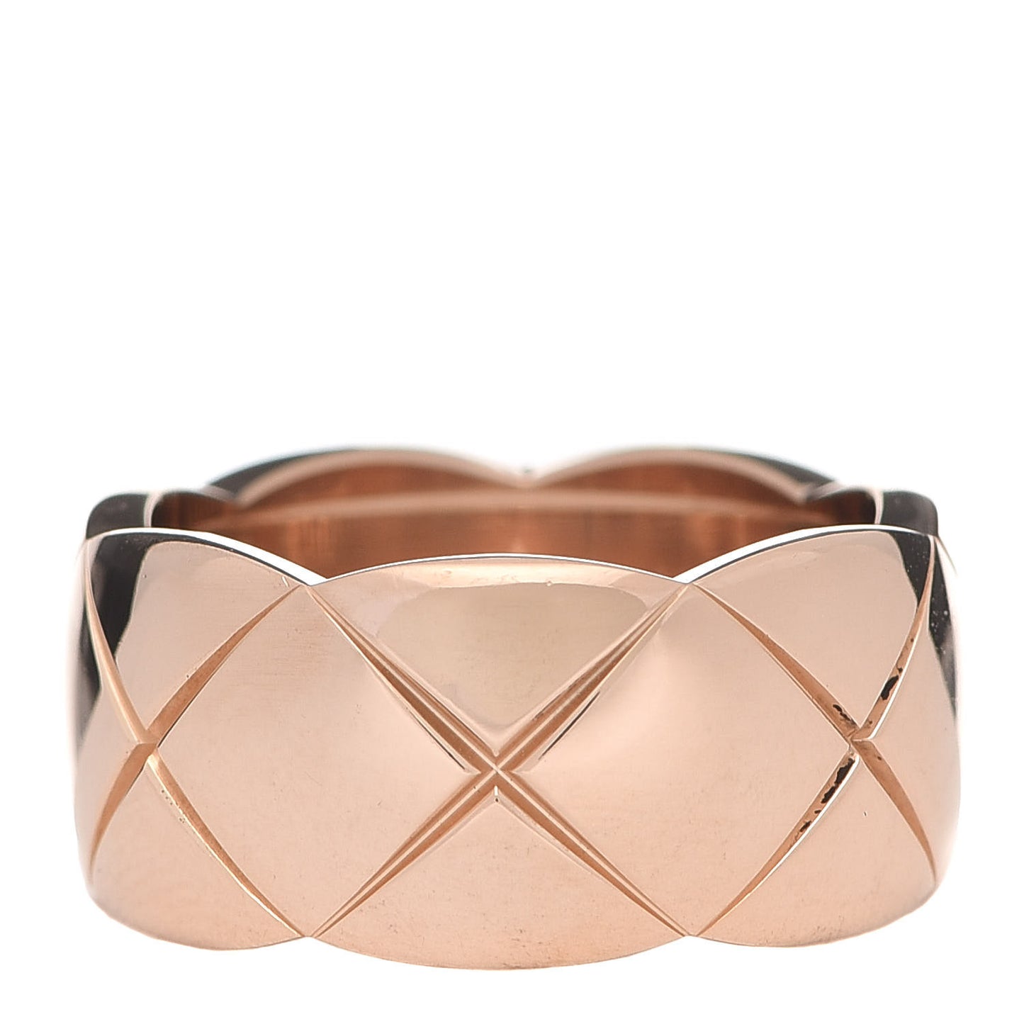 18K Beige Gold Large Coco Crush Ring 62 10