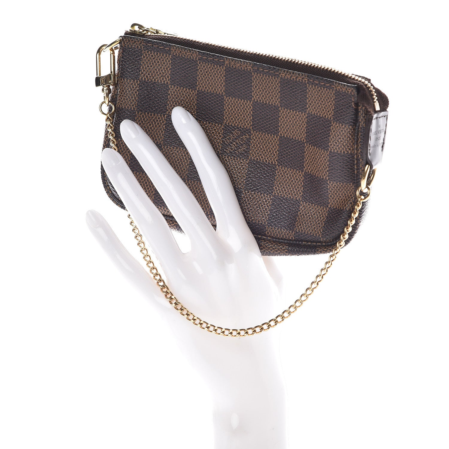 Louis Vuitton Damier Ebene Mini Pochette Accessories 2 of 9