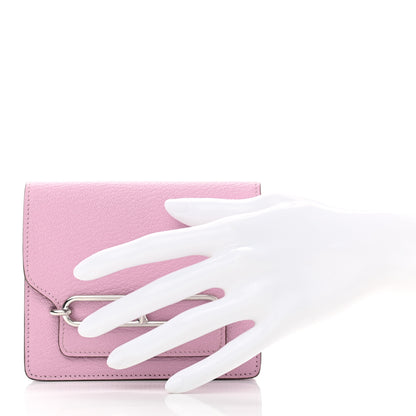 Hermes Chevre Mysore Roulis Slim Wallet Mauve Sylvestre 2 of 7