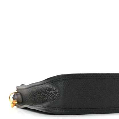 Hermes Taurillon Clemence Evelyne TPM Black 9 of 10