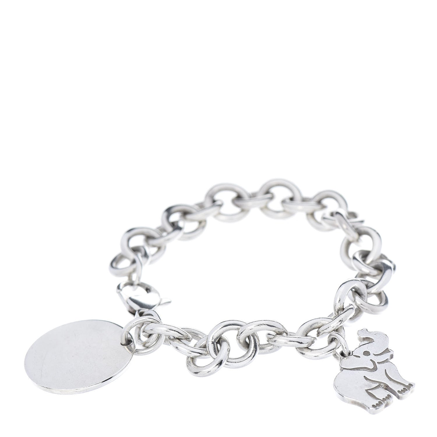 Tiffany Sterling Silver Charm Bracelet 1 of 5