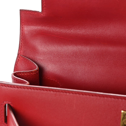 Hermes Box Kelly Sellier 28 Rouge Vif 15 of 17
