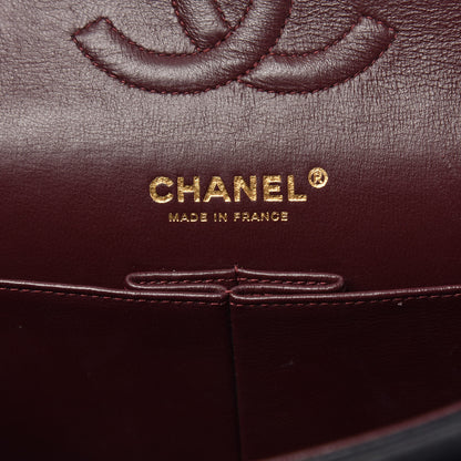 Chanel Lambskin Quilted Medium Double Flap Black 7 of 20