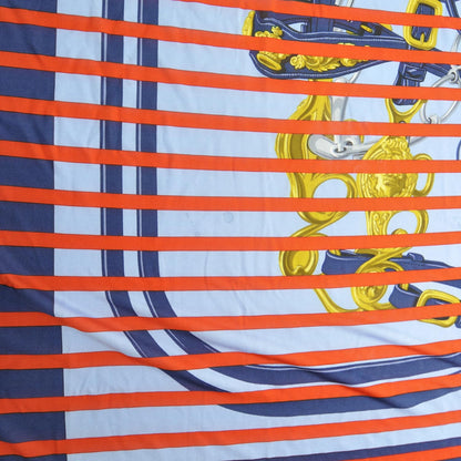 Hermes Silk Jersey Brides De Gala Scarf 90 Bleu 3 of 7