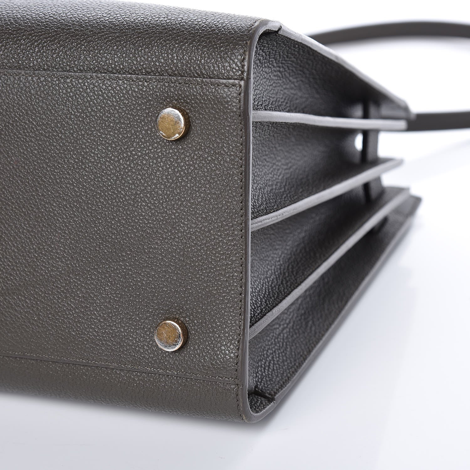 Saint Laurent Grained Calfskin Small Sac De Jour Earth 10 of 10