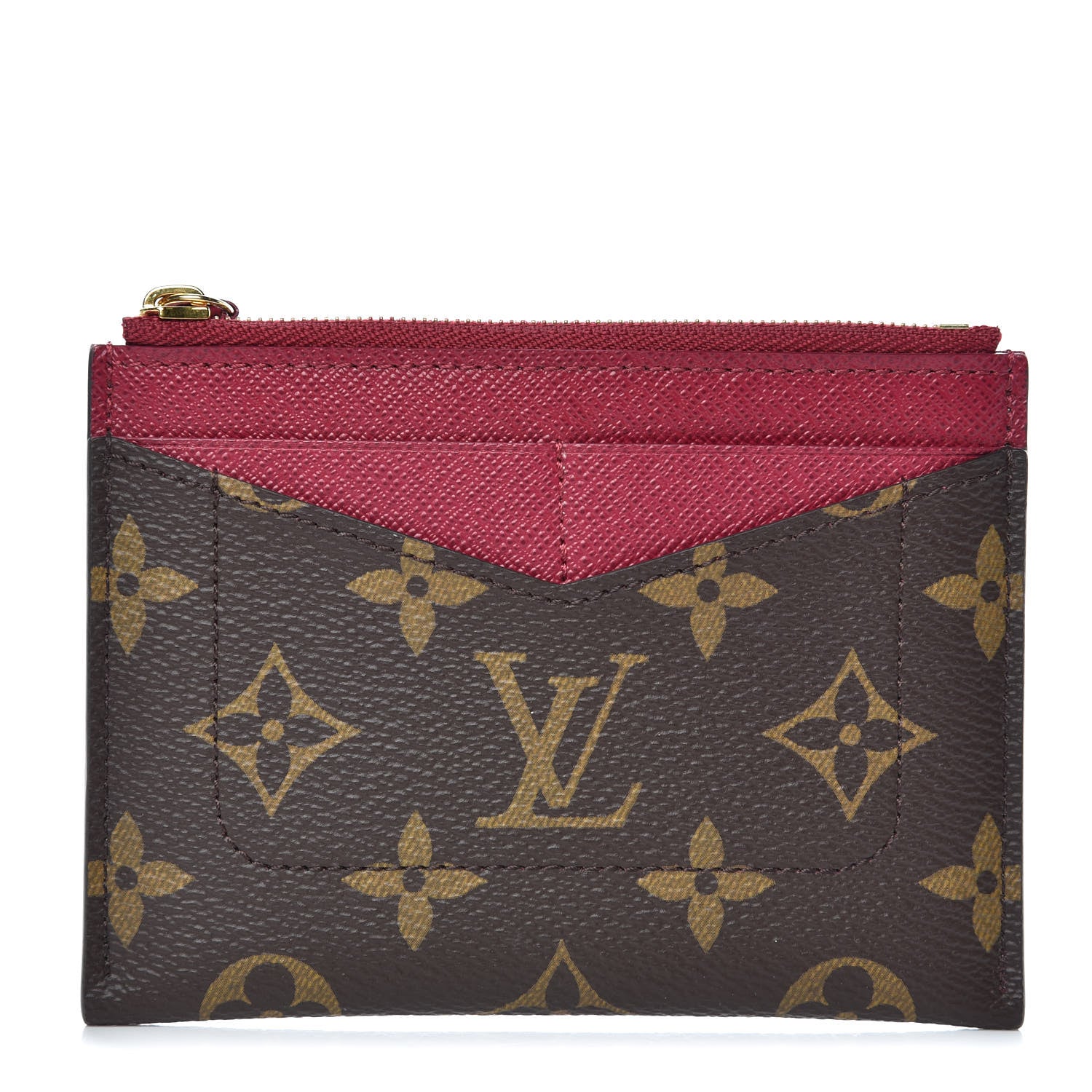 Louis Vuitton Monogram Zipped Card Holder Fuchsia 1 of 7