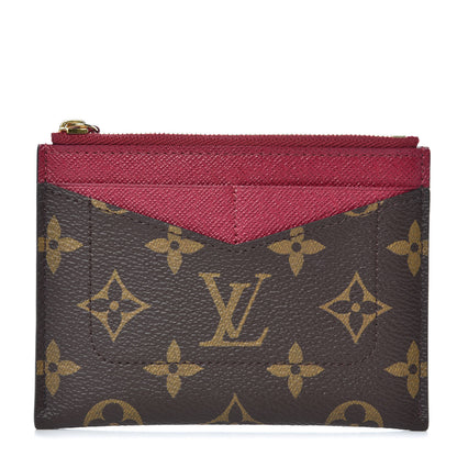 Louis Vuitton Monogram Zipped Card Holder Fuchsia 1 of 7