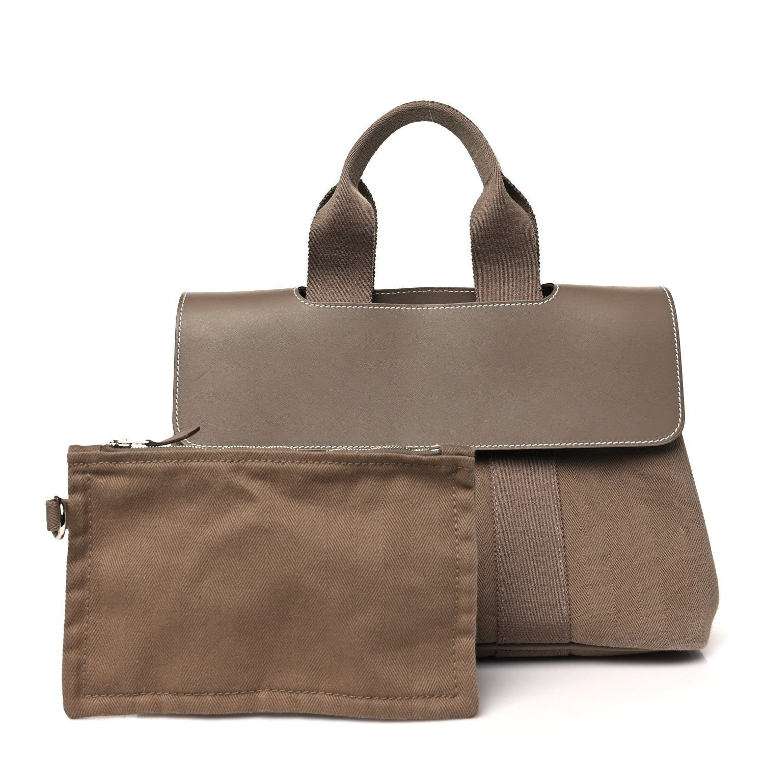 Hermes Toile Swift Valparaiso Tote PM Etoupe 3 of 10