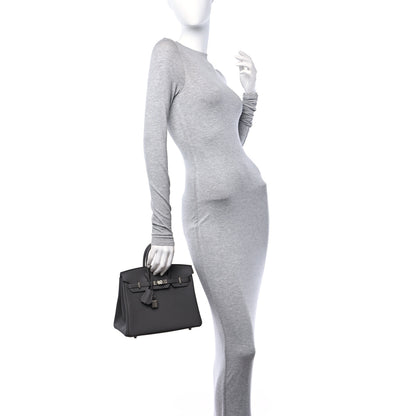 Hermes Togo Birkin 25 Etain 2 of 12