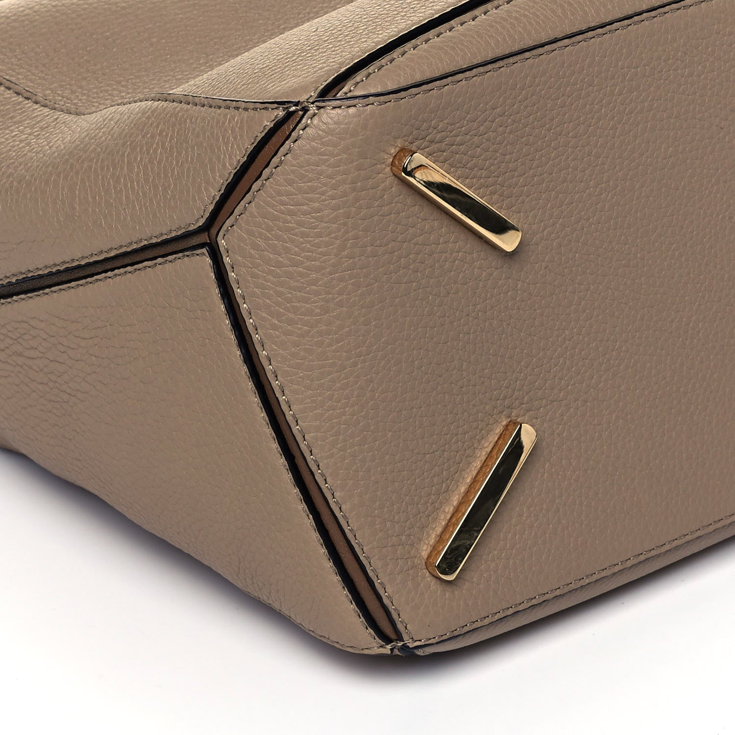 Loewe Grained Calfskin Medium Puzzle Bag Sand Mink 8 of 9