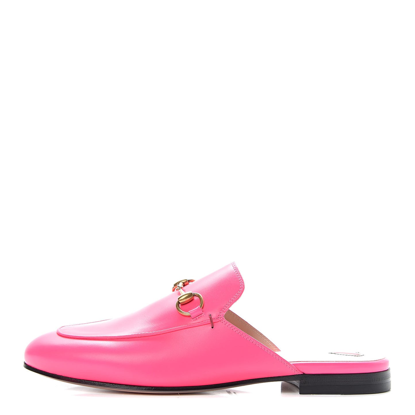 Calfskin Womens Princetown Slippers 36.5 Fuxia Fluo