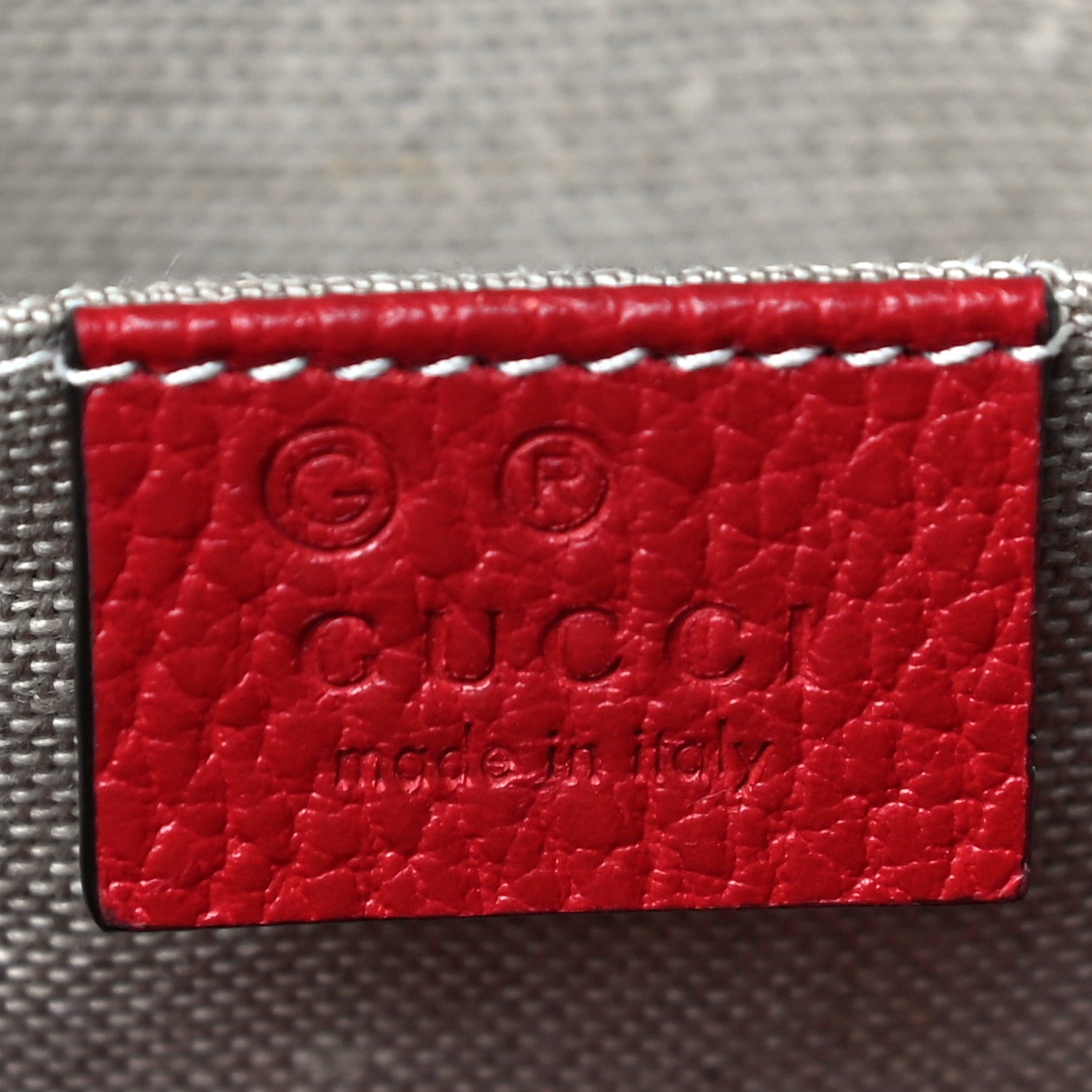 Gucci Monogram Mini Bree Messenger Bag Red 6 of 15