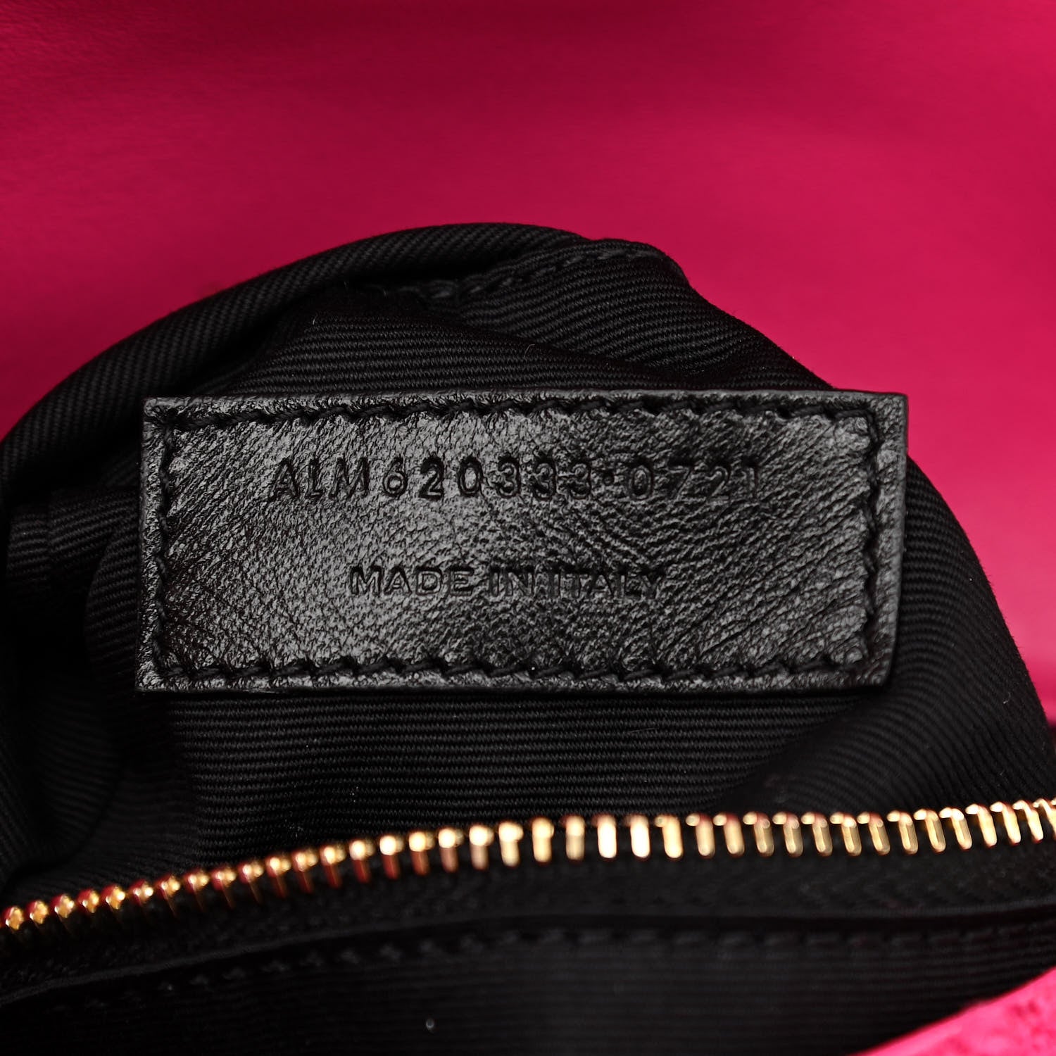 Saint Laurent Boucle Tweed Quilted Toy Loulou Puffer Monogram Chain Satchel Magenta 8 of 11