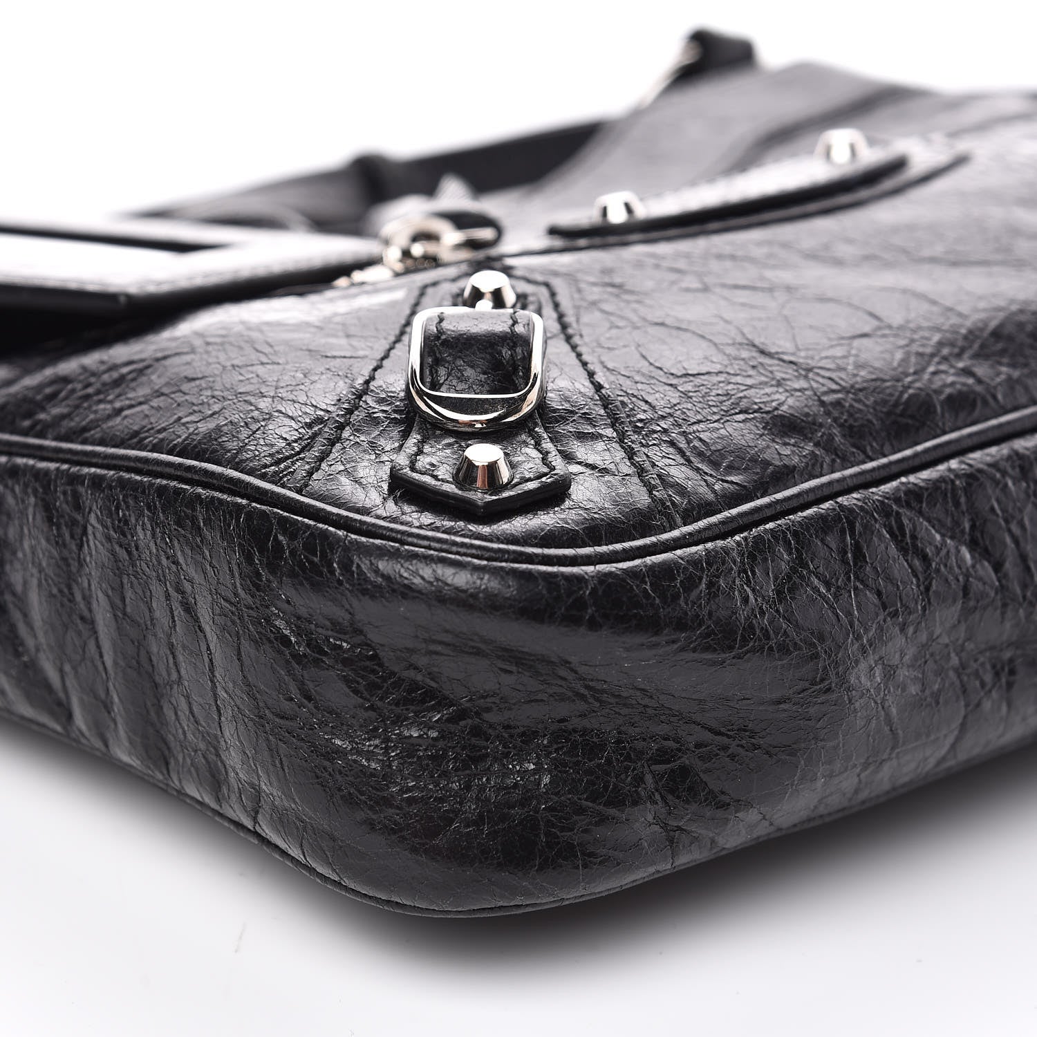 Balenciaga Agneau Classic Silver Hardware Hip Black 8 of 9
